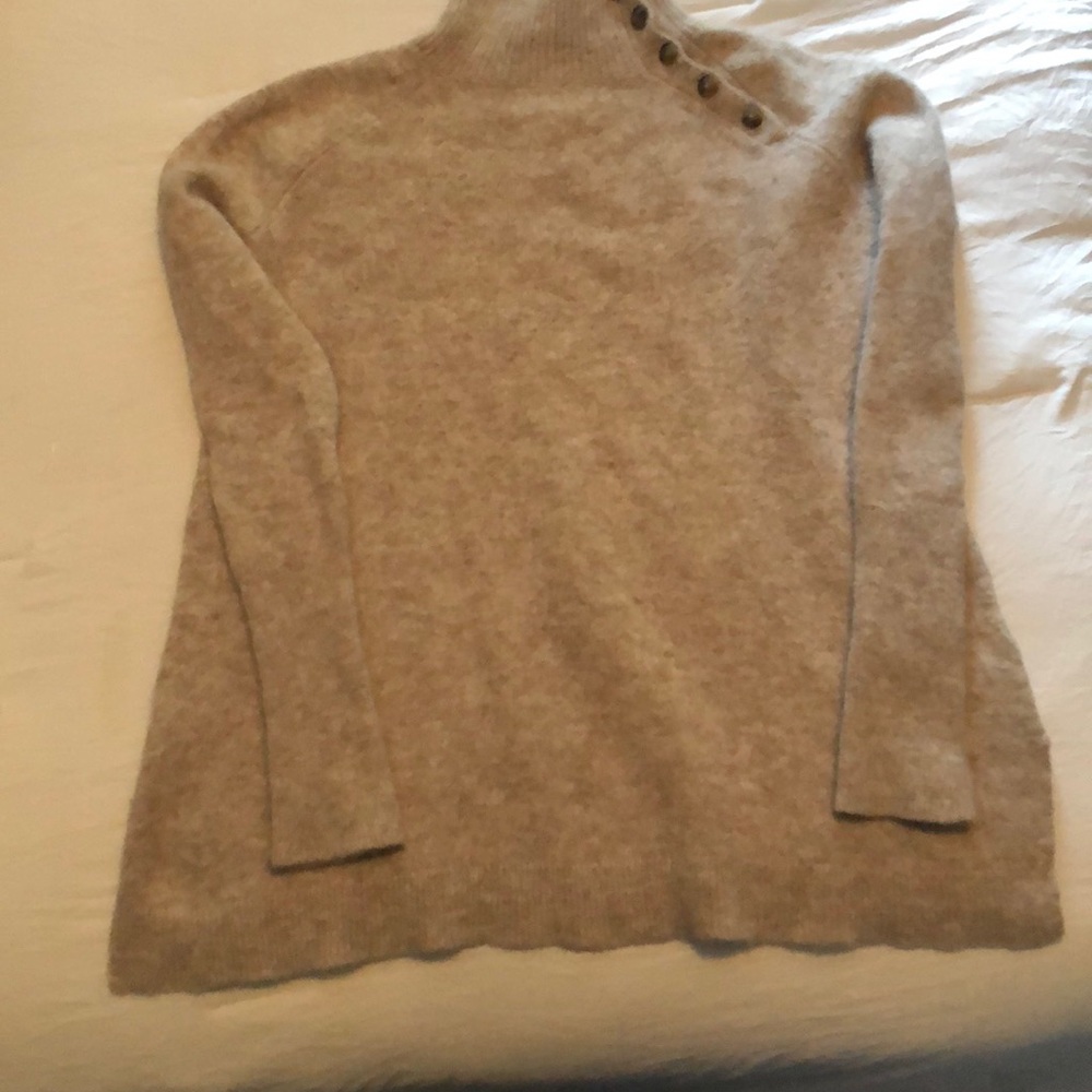 Cozy Beige Turtleneck Sweater